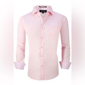 Button Down Shirt Pink - Alex Vando Men’s XL